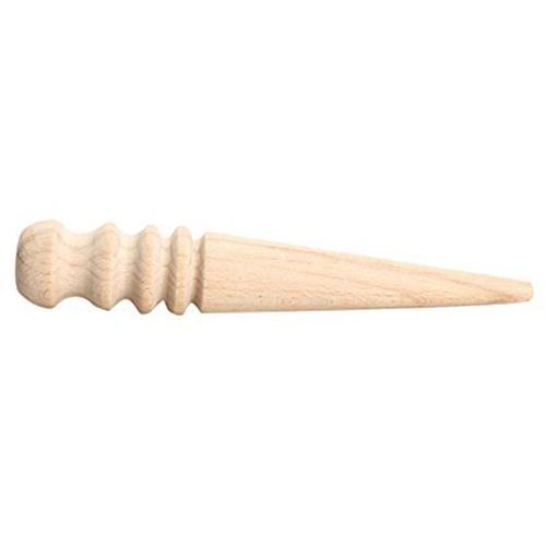 Leather Edge Slicker Burnishing Tool, Beech Wood 