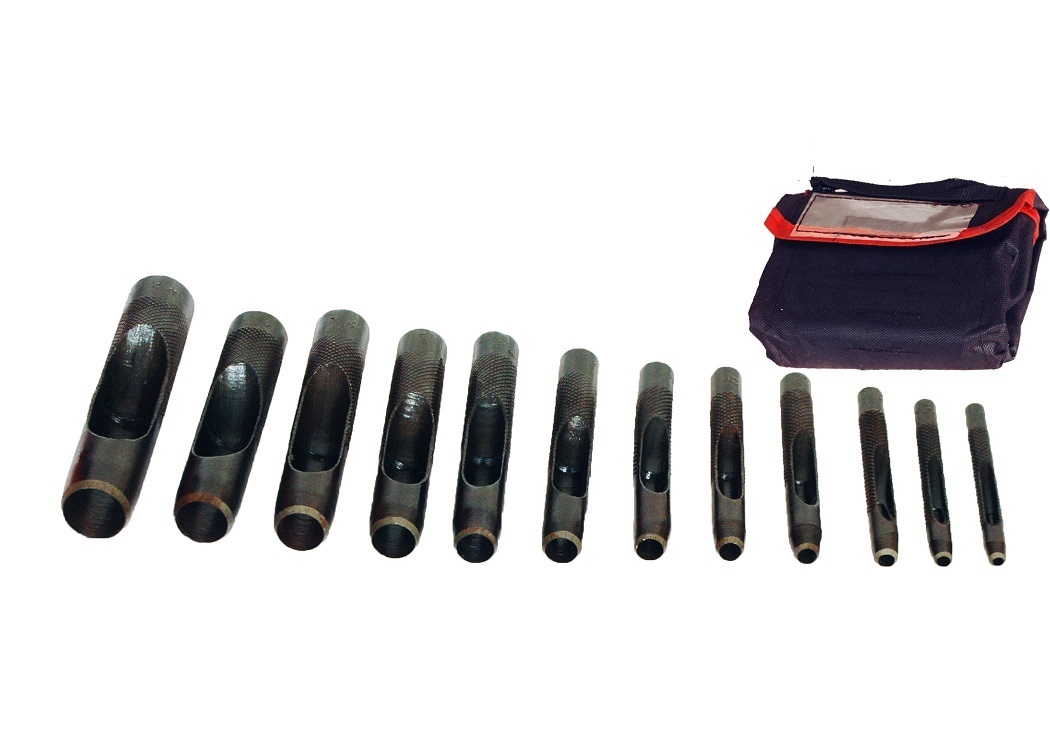 12 Pcs Leather Hole Punch Set (4 no to 24 no) – B.T.I ENGINEERS