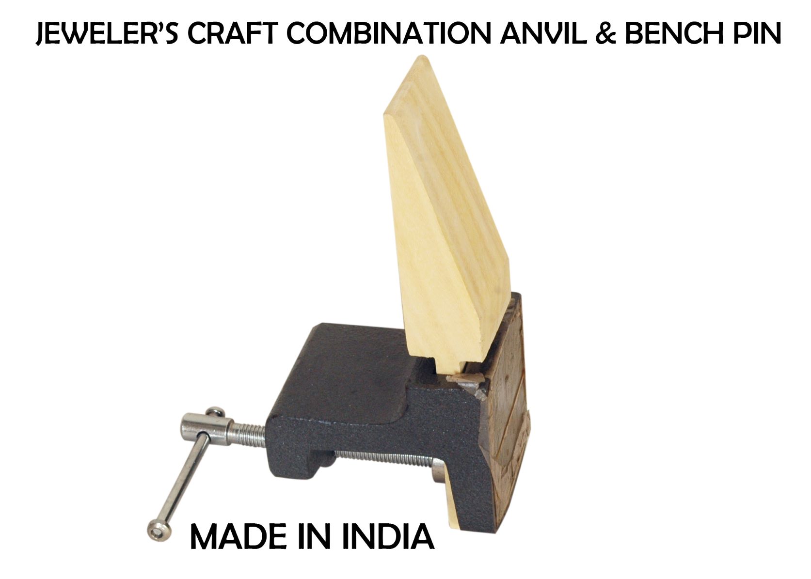 Bench Bench Pin With Anvil Clamp Jewellery Making Bench Tool 5055282021323 